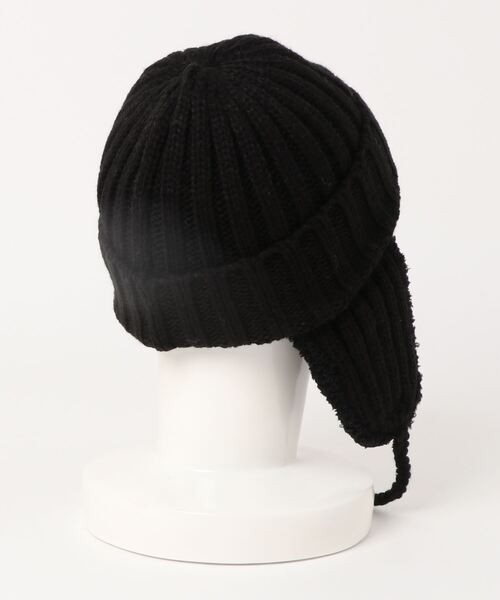 Ruben（ルーベン）の「EARCOVER BORE WATCH／イヤーカバーボア ニットキャップ（ニットキャップ/ビーニー・レディース・ブラック/カーキ/グレー/ホワイト・FREE）」の5枚目の写真