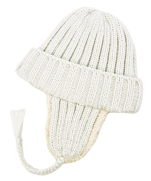 Ruben（ルーベン）の「EARCOVER BORE WATCH／イヤーカバーボア ニットキャップ（ニットキャップ/ビーニー・レディース・ブラック/カーキ/グレー/ホワイト・FREE）」の11枚目の写真