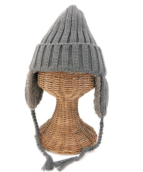 Ruben（ルーベン）の「EARCOVER BORE WATCH／イヤーカバーボア ニットキャップ（ニットキャップ/ビーニー・レディース・ブラック/カーキ/グレー/ホワイト・FREE）」の16枚目の写真