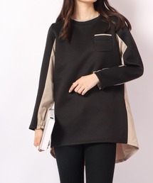 A.N.L バックシャン ダンボールニットチュニック