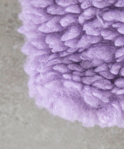 EFOLE（エフォル）の「フェイクファー　もこもこ　ミニバッグ（ハンドバッグ・レディース・パープル/イエロー/ミント/キャメル・FREE）」の11枚目の写真