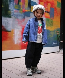 GROOVY COLORS | ムライトデニム BALLOON ロングパンツ(デニムパンツ)