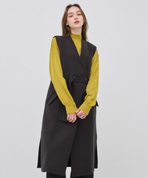 PUBLIC TOKYO | ダブルクロスリバーロングジレ(その他アウター)