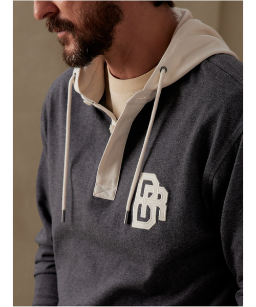 Banana Republic(バナナリパブリック)の「ラグビーパーカー(パーカー・メンズ・ネイビー/グレー・L/M/XL/S)」の4枚目の写真