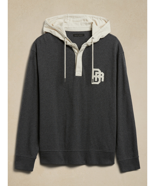 Banana Republic(バナナリパブリック)の「ラグビーパーカー(パーカー・メンズ・ネイビー/グレー・L/M/XL/S)」の3枚目の写真