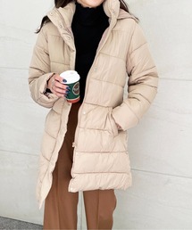 StyleSea | ロングフードエコダウンジャケット(ダウンジャケット/コート)
