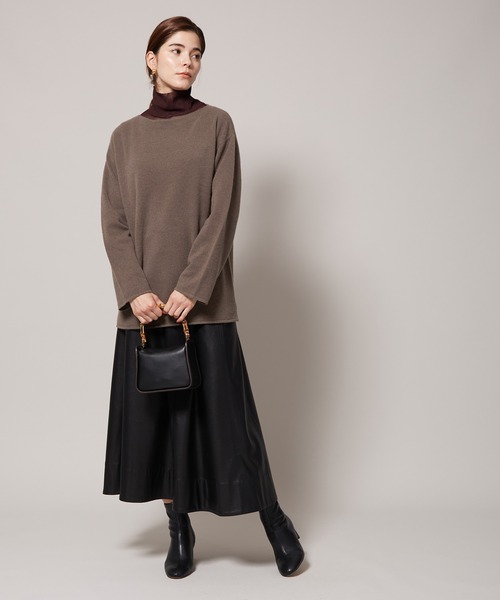 ROPE'（ロペ）の「ウールカシミヤブレンドボートネックニット（ニット/セーター・レディース・ブラウン/ラベンダー/ホワイト系その他2・38）」の17枚目の写真