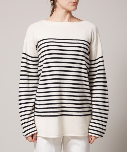 ROPE'（ロペ）の「ウールカシミヤブレンドボートネックニット（ニット/セーター・レディース・ブラウン/ラベンダー/ホワイト系その他2・38）」の21枚目の写真