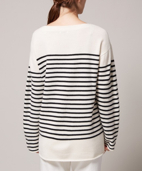 ROPE'（ロペ）の「ウールカシミヤブレンドボートネックニット（ニット/セーター・レディース・ブラウン/ラベンダー/ホワイト系その他2・38）」の11枚目の写真