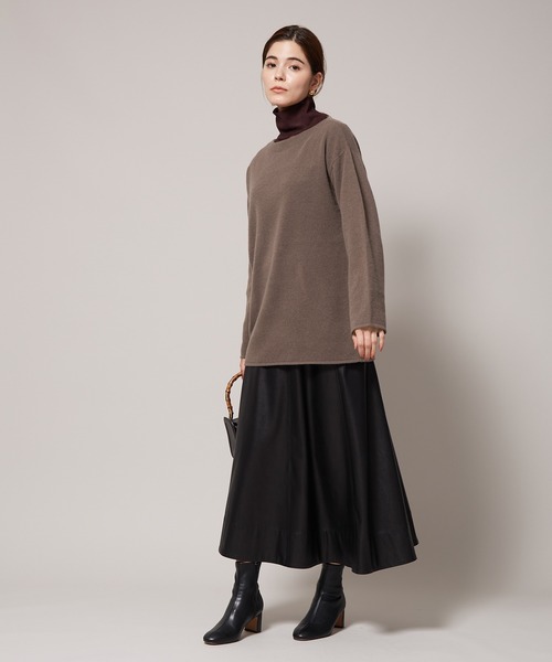 ROPE'（ロペ）の「ウールカシミヤブレンドボートネックニット（ニット/セーター・レディース・ブラウン/ラベンダー/ホワイト系その他2・38）」の12枚目の写真