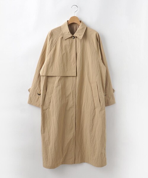 &Bridge（アンドブリッジ）の「◆qout NEWミニリップストップコート（ステンカラーコート・レディース・キャメル・02）」の4枚目の写真