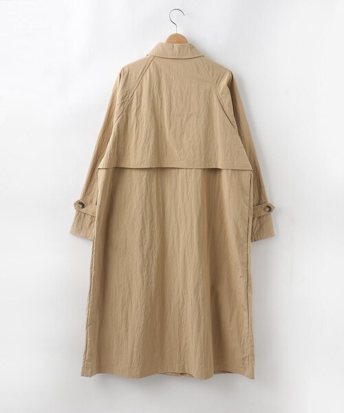 &Bridge（アンドブリッジ）の「◆qout NEWミニリップストップコート（ステンカラーコート・レディース・キャメル・02）」の2枚目の写真
