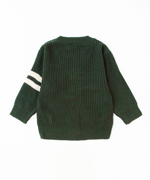 petit main(プティマイン)の「袖ラインニットカーディガン(カーディガン/ボレロ・キッズ・ネイビー/グリーン・S/L/LL/M)」の15枚目の写真
