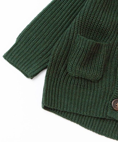 petit main(プティマイン)の「袖ラインニットカーディガン(カーディガン/ボレロ・キッズ・ネイビー/グリーン・S/L/LL/M)」の18枚目の写真