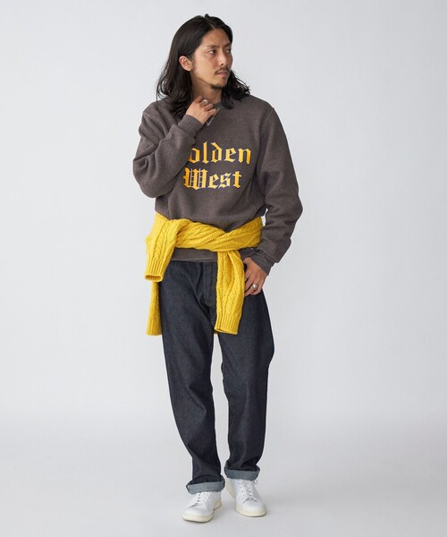 Russell Athletic(ラッセルアスレティック)の「*【SHIPS別注】RUSSELL ATHLETIC: カレッジロゴ/アニマル プリント スウェット (トレーナー)(スウェット・メンズ・ホワイト/ライトグレー/パープル/ネイビー/ブラウン・SMALL/MEDIUM/LARGE/X-LARGE)」の8枚目の写真