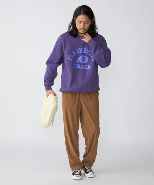 Russell Athletic(ラッセルアスレティック)の「*【SHIPS別注】RUSSELL ATHLETIC: カレッジロゴ/アニマル プリント スウェット (トレーナー)(スウェット・メンズ・ホワイト/ライトグレー/パープル/ネイビー/ブラウン・SMALL/MEDIUM/LARGE/X-LARGE)」の10枚目の写真
