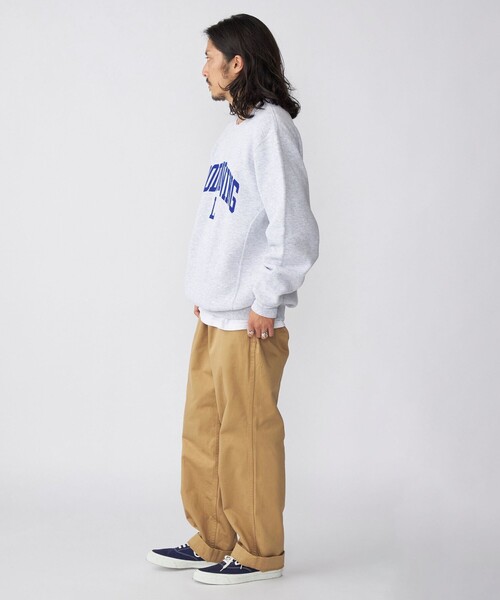 Russell Athletic(ラッセルアスレティック)の「*【SHIPS別注】RUSSELL ATHLETIC: カレッジロゴ/アニマル プリント スウェット (トレーナー)(スウェット・メンズ・ホワイト/ライトグレー/パープル/ネイビー/ブラウン・SMALL/MEDIUM/LARGE/X-LARGE)」の11枚目の写真