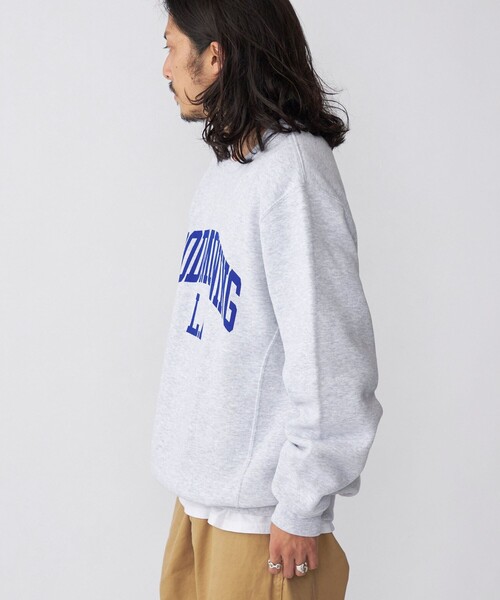 Russell Athletic(ラッセルアスレティック)の「*【SHIPS別注】RUSSELL ATHLETIC: カレッジロゴ/アニマル プリント スウェット (トレーナー)(スウェット・メンズ・ホワイト/ライトグレー/パープル/ネイビー/ブラウン・SMALL/MEDIUM/LARGE/X-LARGE)」の15枚目の写真
