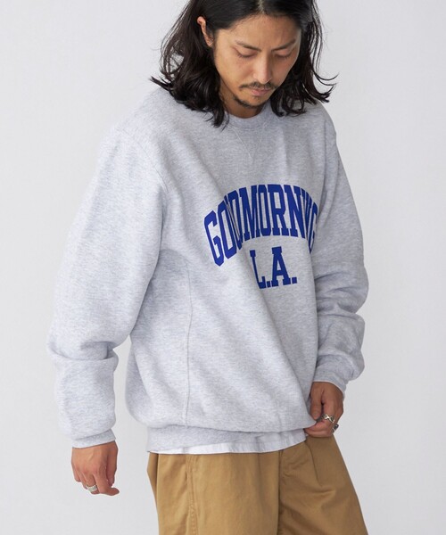 Russell Athletic(ラッセルアスレティック)の「*【SHIPS別注】RUSSELL ATHLETIC: カレッジロゴ/アニマル プリント スウェット (トレーナー)(スウェット・メンズ・ホワイト/ライトグレー/パープル/ネイビー/ブラウン・SMALL/MEDIUM/LARGE/X-LARGE)」の17枚目の写真