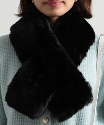 SETUP7（セットアップセブン）の「【SETUP7】エコ FUR 差込みマフラー ティペット CLIR◎（マフラー・レディース）」