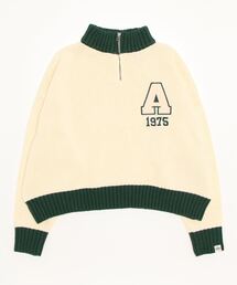 AVIREX | COLLEGE WAPPEN KINIT TOPS/ カレッジワッペンニットトップス(ニット/セーター)