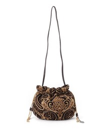 LAURA ASHLEY | ゴブラン柄巾着バッグ(ショルダーバッグ)
