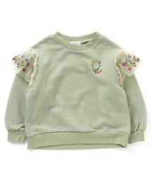 Seraph | 刺繍チュールトレーナー(スウェット)