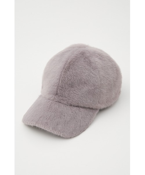 rienda（リエンダ）の「フェイクファーレディーキャップ（キャップ・レディース・グレー/ピンク/ブラック/アイボリー・FREE）」の4枚目の写真