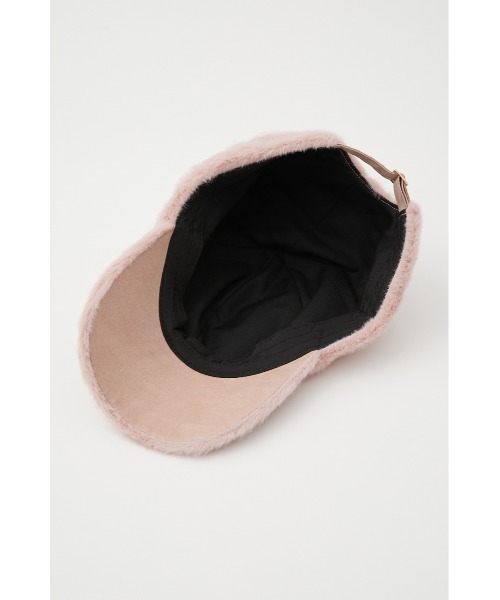 rienda（リエンダ）の「フェイクファーレディーキャップ（キャップ・レディース・グレー/ピンク/ブラック/アイボリー・FREE）」の6枚目の写真