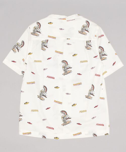 Afends(アフェンズ)の「SS SHIRT/AFENDS(アフェンズ)半袖シャツ(シャツ/ブラウス・メンズ・ホワイト・MEDIUM/LARGE)」の2枚目の写真