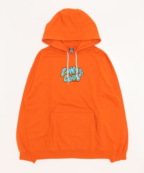 SANTA CRUZ(サンタクルーズ)の「SANTACRUZ/サンタクルーズ オーバーサイズ バックロゴ スウェットパーカー/バックプリントパーカー 502231302(パーカー・メンズ・ブラック/グレー/オレンジ・XL/L/M)」の9枚目の写真