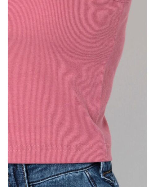 jouetie(ジュエティ)の「カラーアメスリブラトップ(タンクトップ・レディース・オフホワイト/ブラック/ピンク/グリーン/ブルー・MEDIUM)」の21枚目の写真