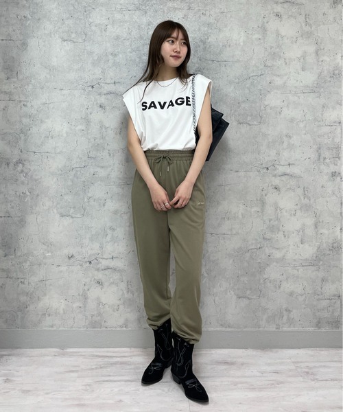 EPIMI E'PIMMY(エピミエピミー)の「〈Set upにも〉Girl crushスウェットパンツ(スウェットパンツ・レディース・オートミール/オリーブ・MEDIUM)」の17枚目の写真