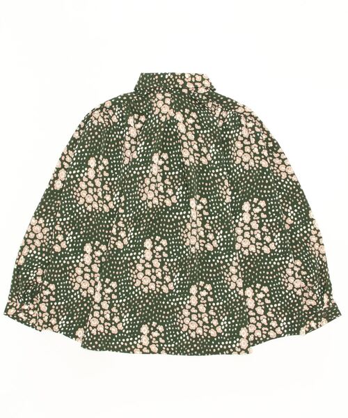 sandy（サンディー）の「【sandy】レオパードフラワープリント比ヨクシャツ（シャツ/ブラウス・レディース・グリーン/ブラウン/ブラック/ベージュ・FREE）」の5枚目の写真