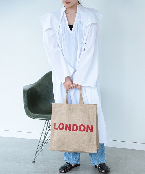 Ray BEAMS（レイビームス）の「MAISON BENGAL / プリント トートバッグ（トートバッグ・レディース・その他/その他1/その他2・ONE SIZE）」の21枚目の写真