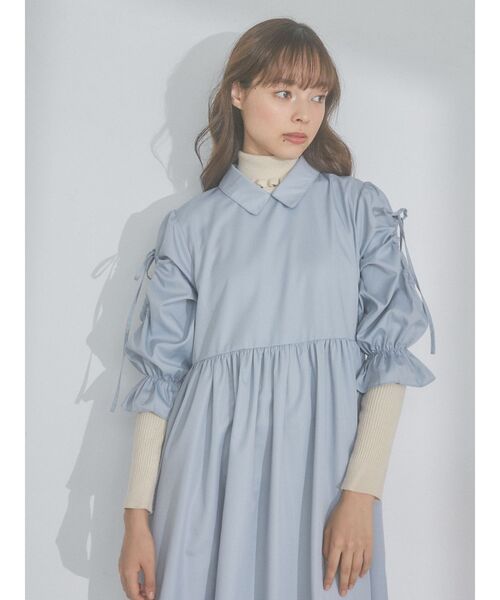 merry jenny（メリージェニー）の「リボンカットアウトワンピース（ワンピース・レディース・オフホワイト/ブルー・FREE）」の7枚目の写真