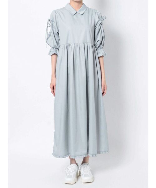 merry jenny（メリージェニー）の「リボンカットアウトワンピース（ワンピース・レディース・オフホワイト/ブルー・FREE）」の18枚目の写真