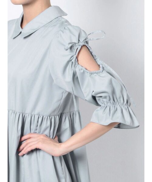 merry jenny（メリージェニー）の「リボンカットアウトワンピース（ワンピース・レディース・オフホワイト/ブルー・FREE）」の22枚目の写真