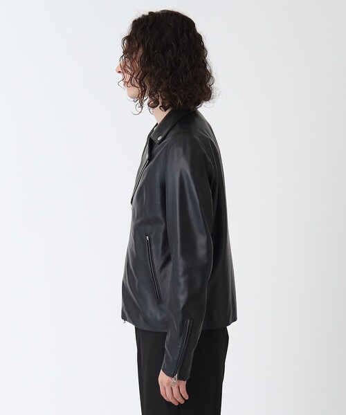 tk.TAKEO KIKUCHI（ティーケータケオキクチ）の「◆ラムレザーダブルライダースジャケット（ライダースジャケット・メンズ・ブラック/ブラウン系その他・01/02/04/03）」の13枚目の写真