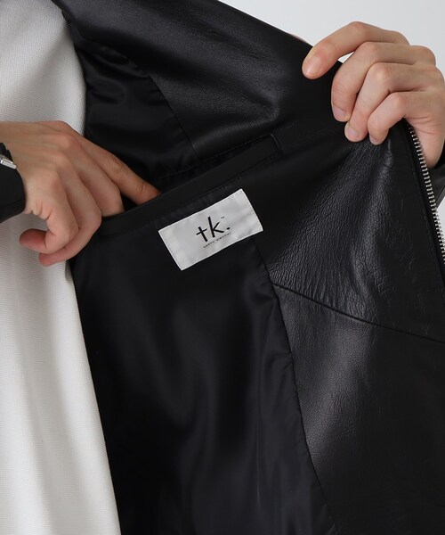 tk.TAKEO KIKUCHI（ティーケータケオキクチ）の「◆ラムレザーダブルライダースジャケット（ライダースジャケット・メンズ・ブラック/ブラウン系その他・01/02/04/03）」の17枚目の写真