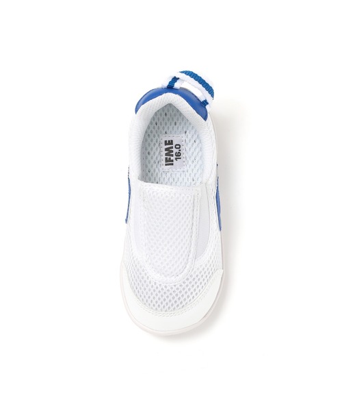 IFME（イフミー）の「SCHOOL｜IFME 息するソール上履きスリッポンタイプ（スリッポン・キッズ・イエロー/ピンク/ブルー/ホワイト/グリーン・15.0cm/16.0cm/17.0cm/17.5cm/18.5cm/19.0cm/20.0cm/21.0cm/21.5cm/22.5cm/23.0cm/24.0cm/15.5cm/16.5cm/18.0cm/19.5cm/20.5cm/22.0cm/23.5cm）」の22枚目の写真