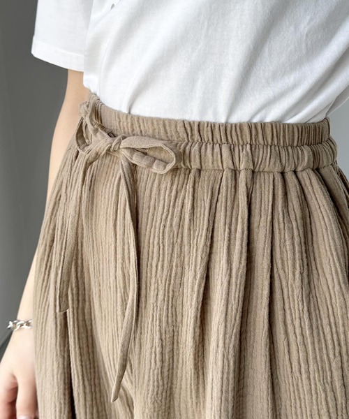 Java（ジャバ）の「《JaVa ジャバコラボ》軽やか＆リラクシー。綿100%楊柳サーカスパンツ（その他パンツ・レディース・モカ/ベージュ/ブラック・MEDIUM/SMALL/LARGE/X-LARGE）」の14枚目の写真