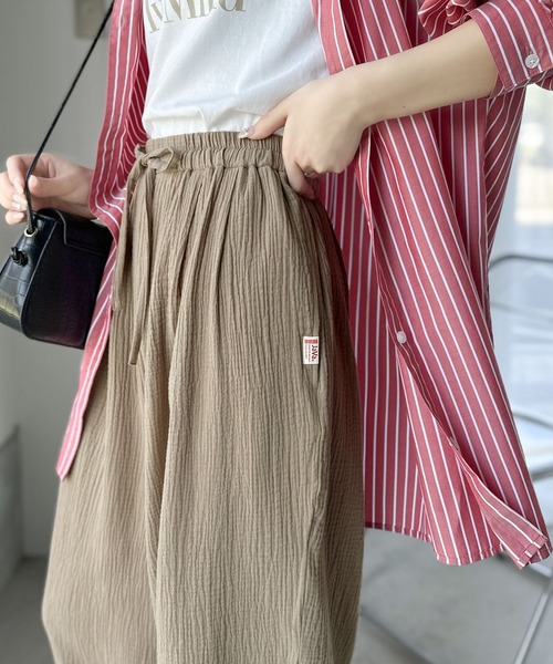 Java（ジャバ）の「《JaVa ジャバコラボ》軽やか＆リラクシー。綿100%楊柳サーカスパンツ（その他パンツ・レディース・モカ/ベージュ/ブラック・MEDIUM/SMALL/LARGE/X-LARGE）」の17枚目の写真