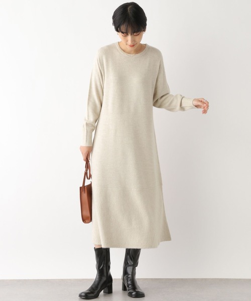 LEPSIM（レプシィム）の「7ゲージバックオープンフレアワンピース　181935（ワンピース・レディース・グレー/ピンク/ベージュ系その他・FREE）」の18枚目の写真