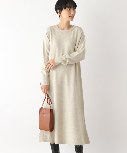 LEPSIM（レプシィム）の「7ゲージバックオープンフレアワンピース　181935（ワンピース・レディース・グレー/ピンク/ベージュ系その他・FREE）」の19枚目の写真