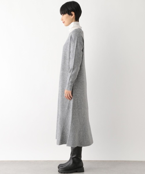 LEPSIM（レプシィム）の「7ゲージバックオープンフレアワンピース　181935（ワンピース・レディース・グレー/ピンク/ベージュ系その他・FREE）」の21枚目の写真