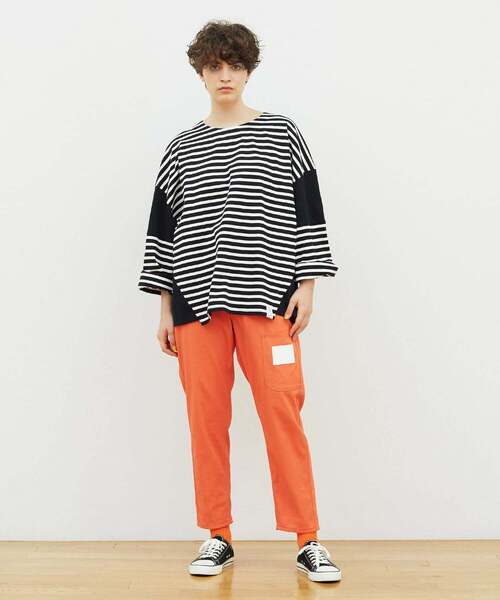 FRAPBOIS（フラボア）の「バスクボーダー カットソー（Tシャツ/カットソー・レディース・ブラック/レッド/カーキ・1/2）」の19枚目の写真