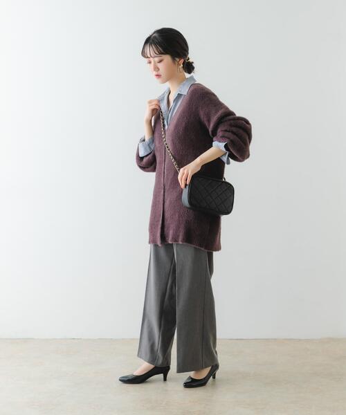 RODE SKO(ロデスコ)の「キルティングスクエアバッグ(ショルダーバッグ・レディース・オフホワイト/ブラック/ライトインディゴブルー・ONE)」の15枚目の写真