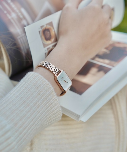 Daniel Wellington QUADRO LUMINE ローズゴールド Quadro Lumine 5-Link Melrose | DW