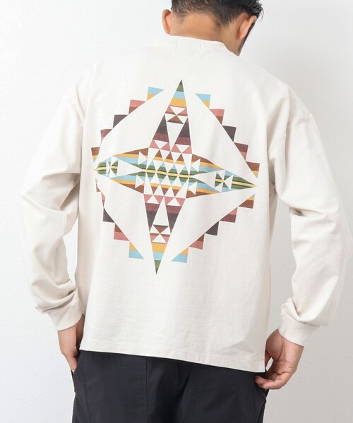PENDLETON（ペンドルトン）の「【PENDLETON/ペンドルトン】Back Print Long Sleeve Tee 3175-1006（Tシャツ/カットソー・メンズ・オフホワイト/キナリ/グレー/ネイビー/ブラック/ライトグレー/ダークブラウン/イエロー/ホワイト系その他3/ベージュ/ホワイト系その他2・L/M）」の10枚目の写真